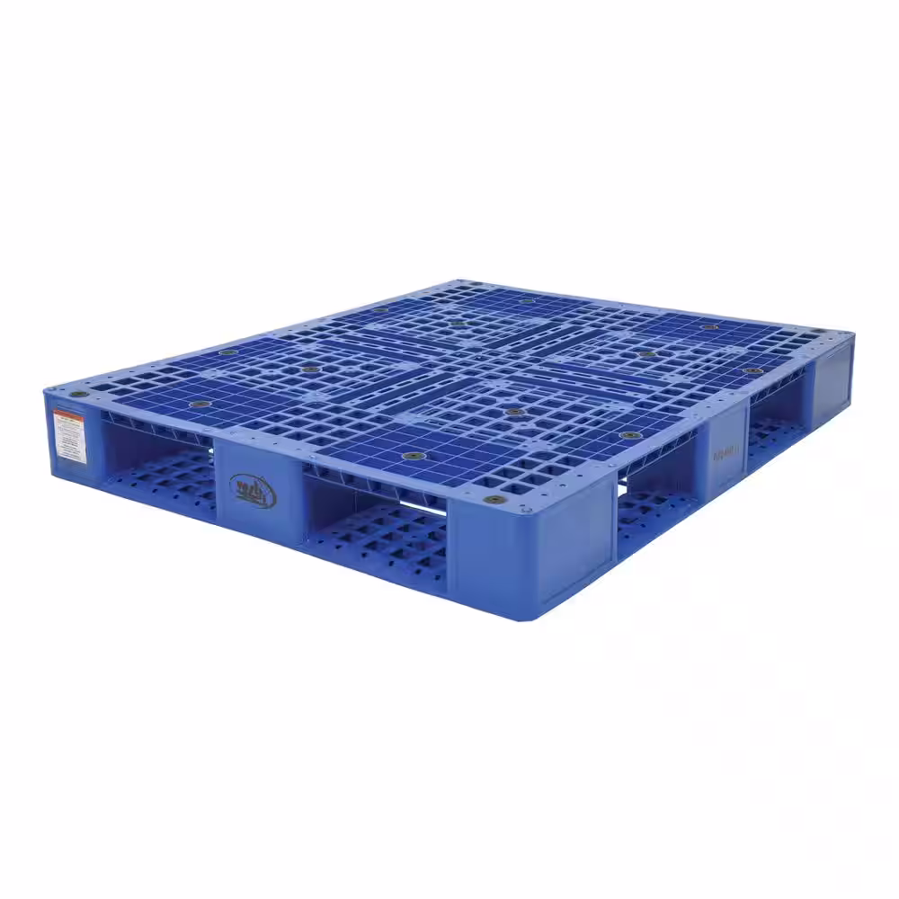 Vestil 48 in. x 40 in. x 6 in. Blue Plastic Pallet/Skid