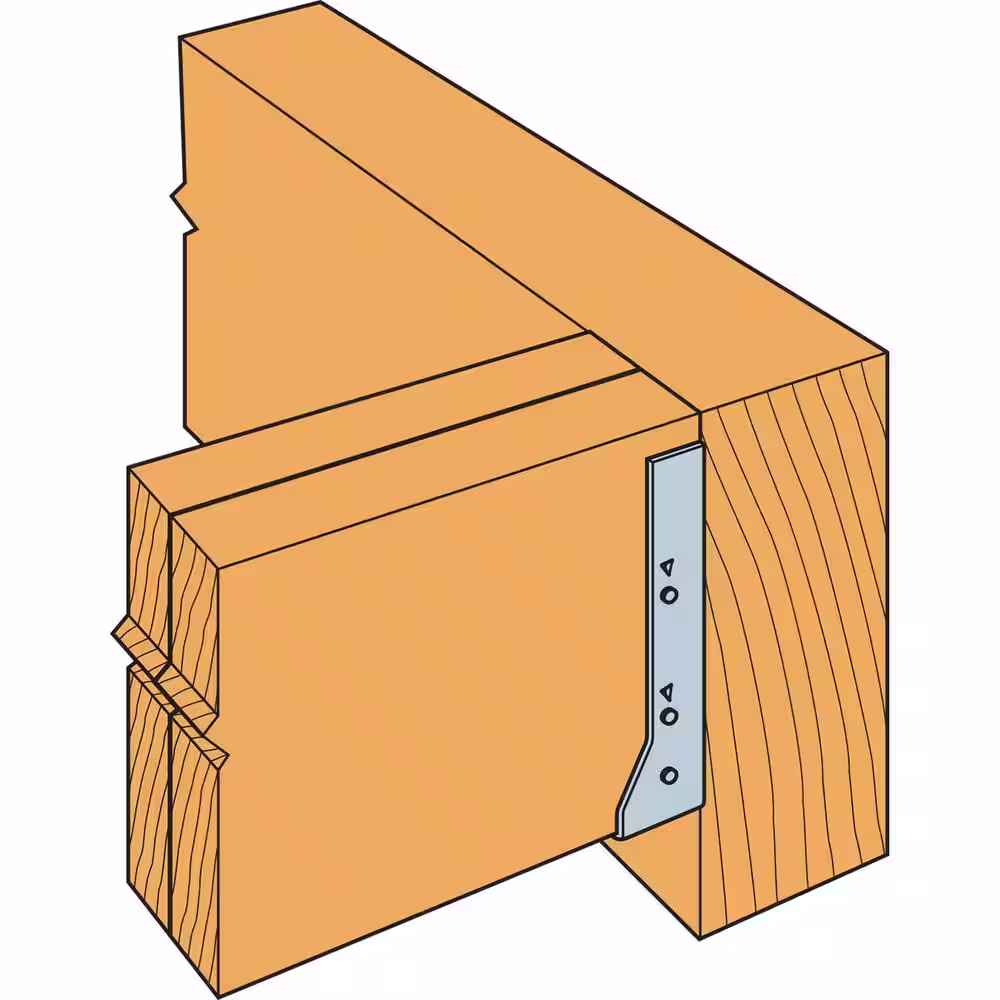 Simpson Strong-Tie Galvanized Face-Mount Concealed-Flange Joist Hanger for Double 2 x 6