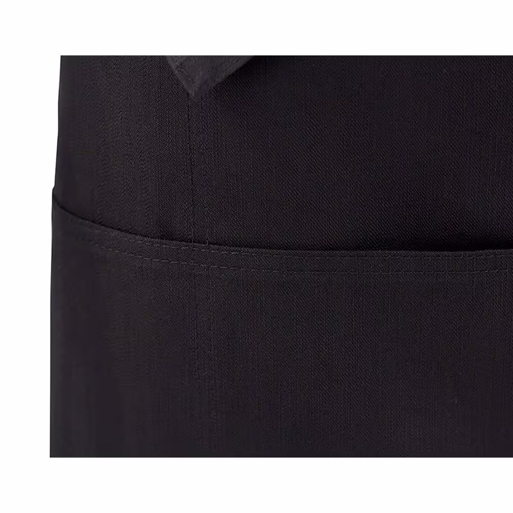 ASD Living Server's 4 Pocket Denim Half Apron, Black