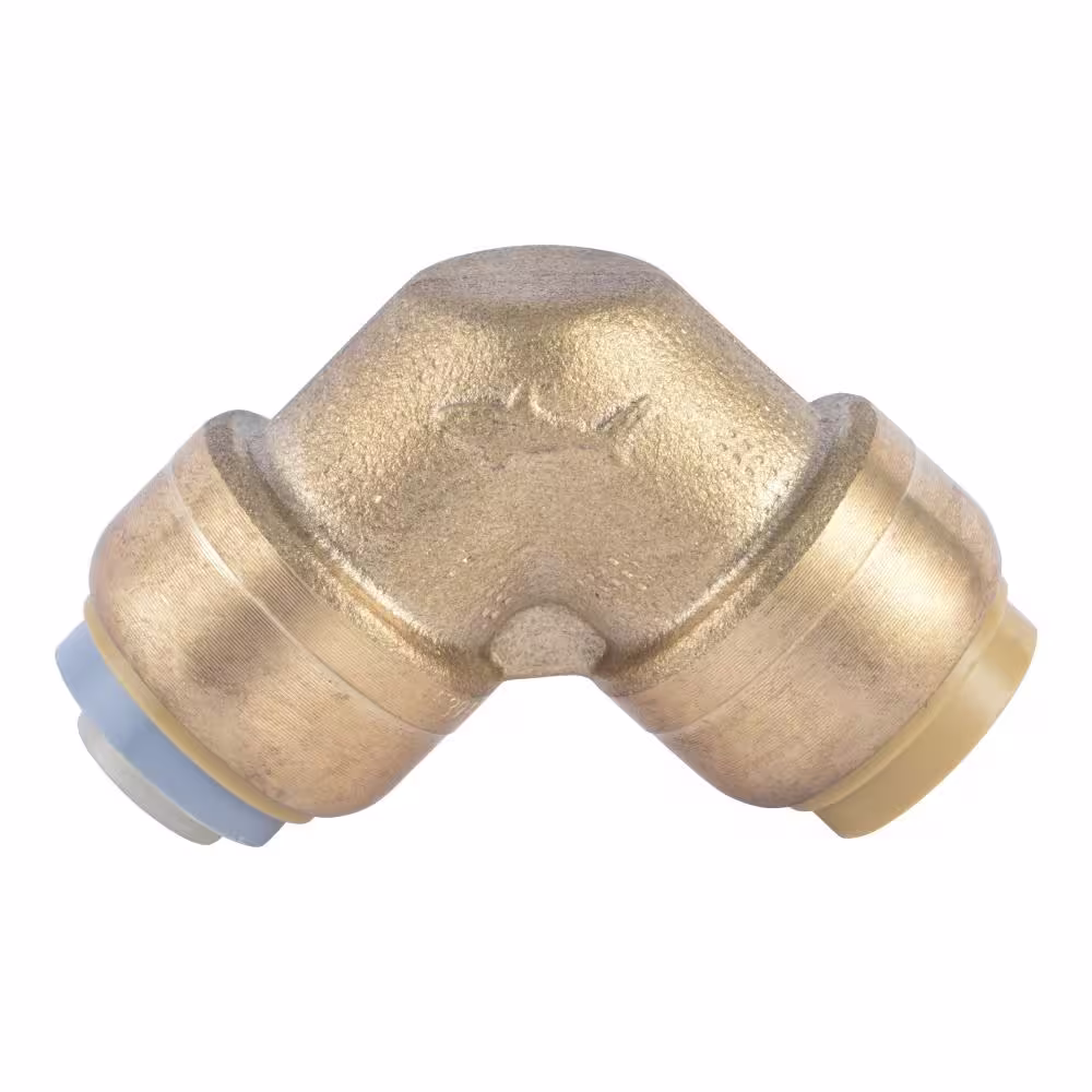 SharkBite 1/2 in. Push-to-Connect Brass 90-Degree Polybutylene Conversion Elbow Fitting