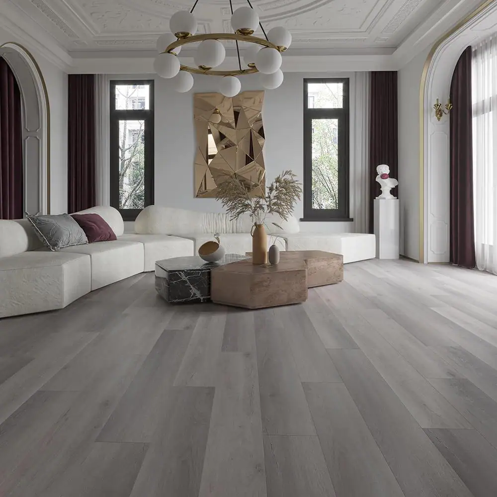 TrafficMaster Bighorn Trail Oak 6 MIL x 7.2 in. W x 48 in. L Click Lock Waterproof Luxury Vinyl Plank Flooring (28.8 sqft/case)