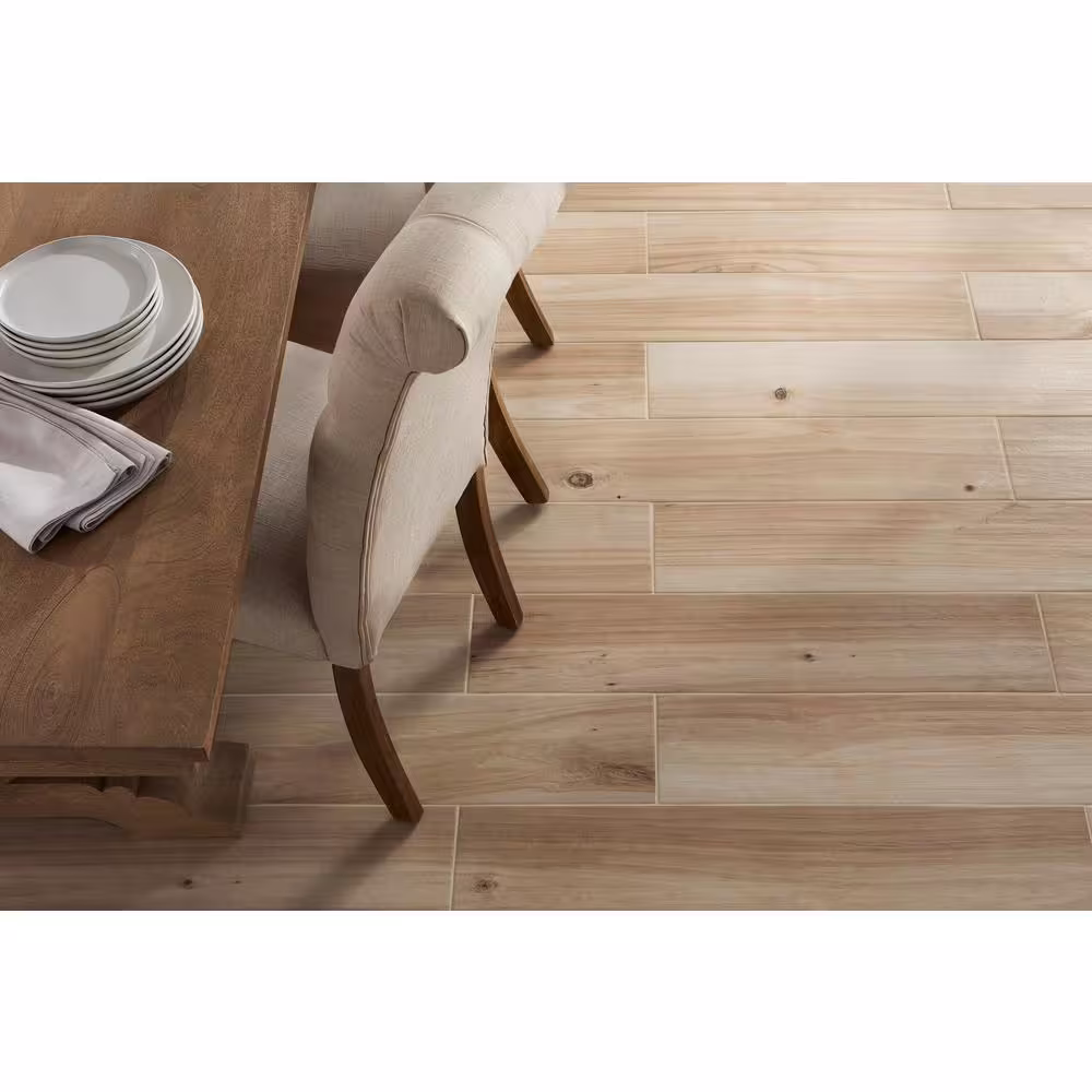MSI Lanikai Driftwood 8 in. x 36 in. Matte Porcelain Wood Look Floor and Wall Tile (14 sq. ft./Case)
