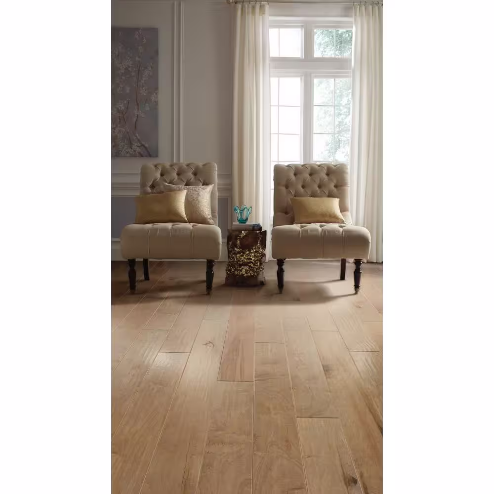 Shaw Canaveral Maize Maple 3/8 in. T x 6.4 in. W Distressed Engineered Hardwood Flooring (30.5 sqft/case)
