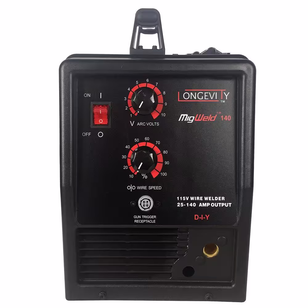 Longevity Migweld 140 MIG Welder with Spool Gun Capability