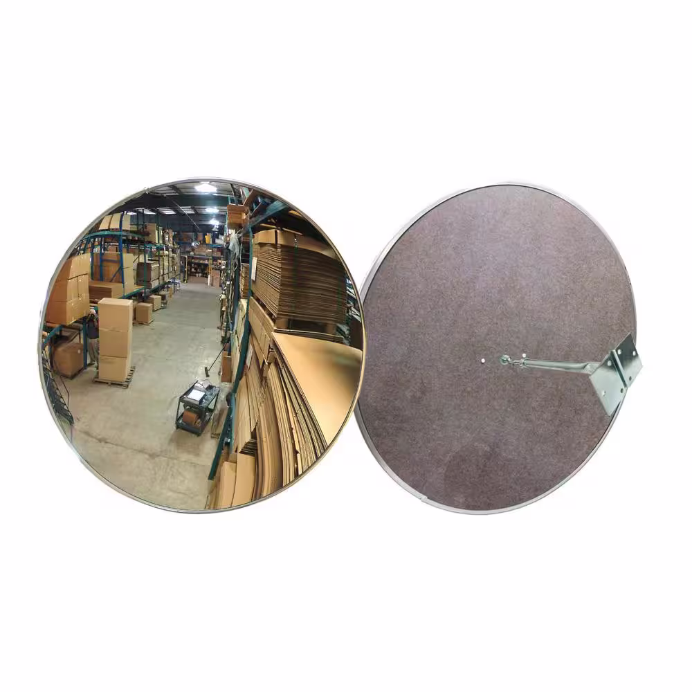 Vestil 26 in. Industrial Round Acrylic Mirror