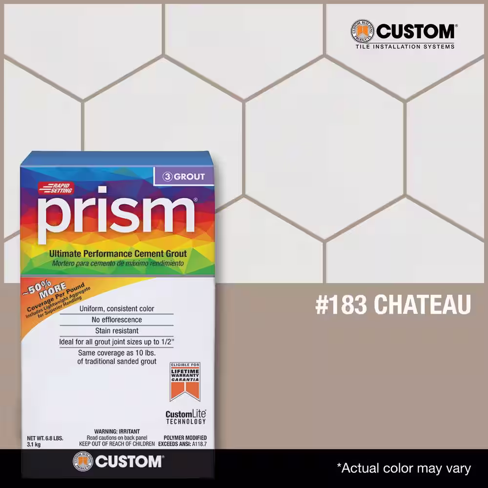 Custom Building Products Prism #183 Chateau 17 lb. Ultimate Performance Grout