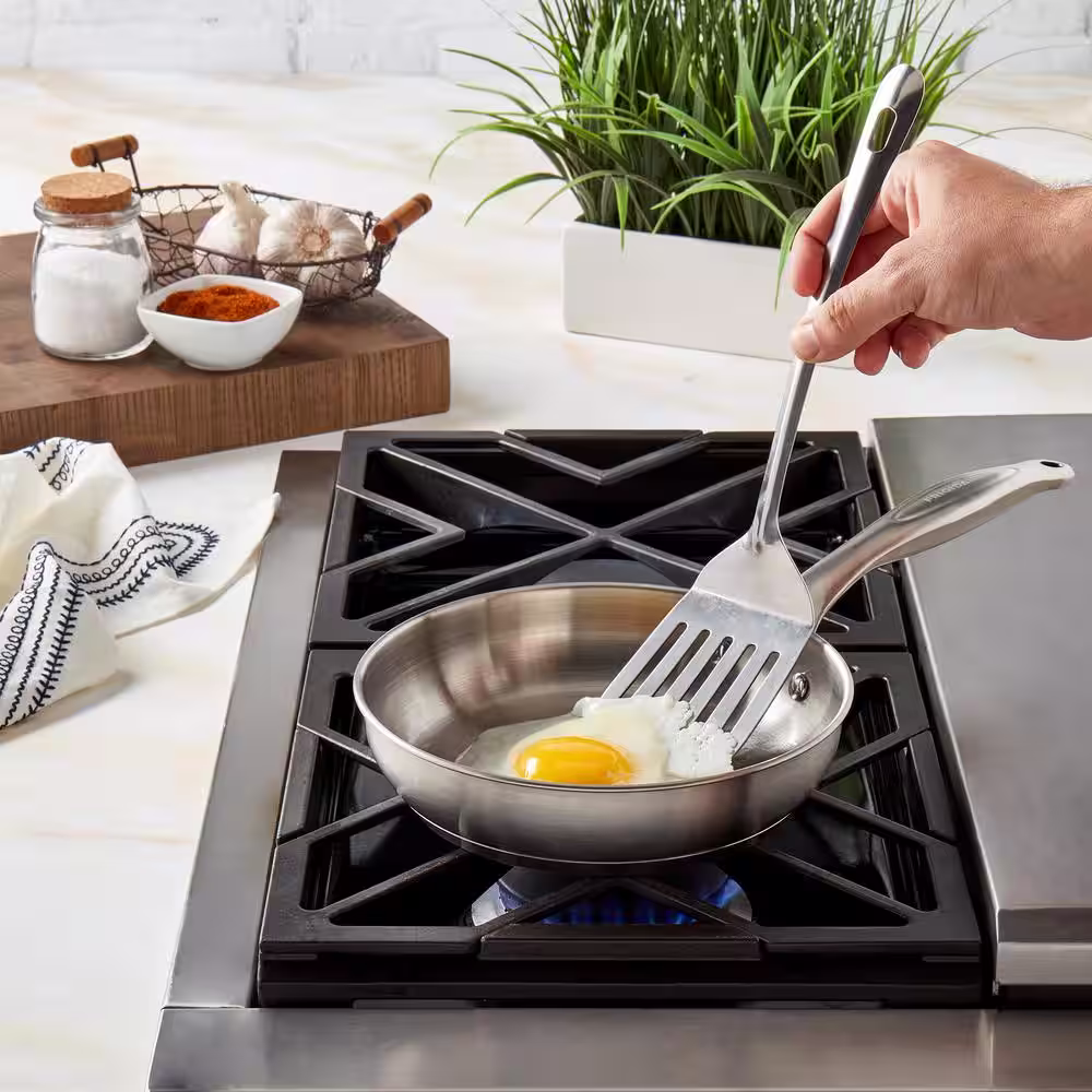 Frigidaire 12-Piece Silver Ready Cook Stainless Steel Cookware Set