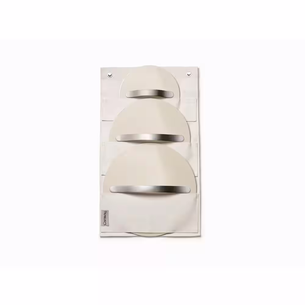None 9-Piece Ceramic Nonstick Cookware Set in Cream