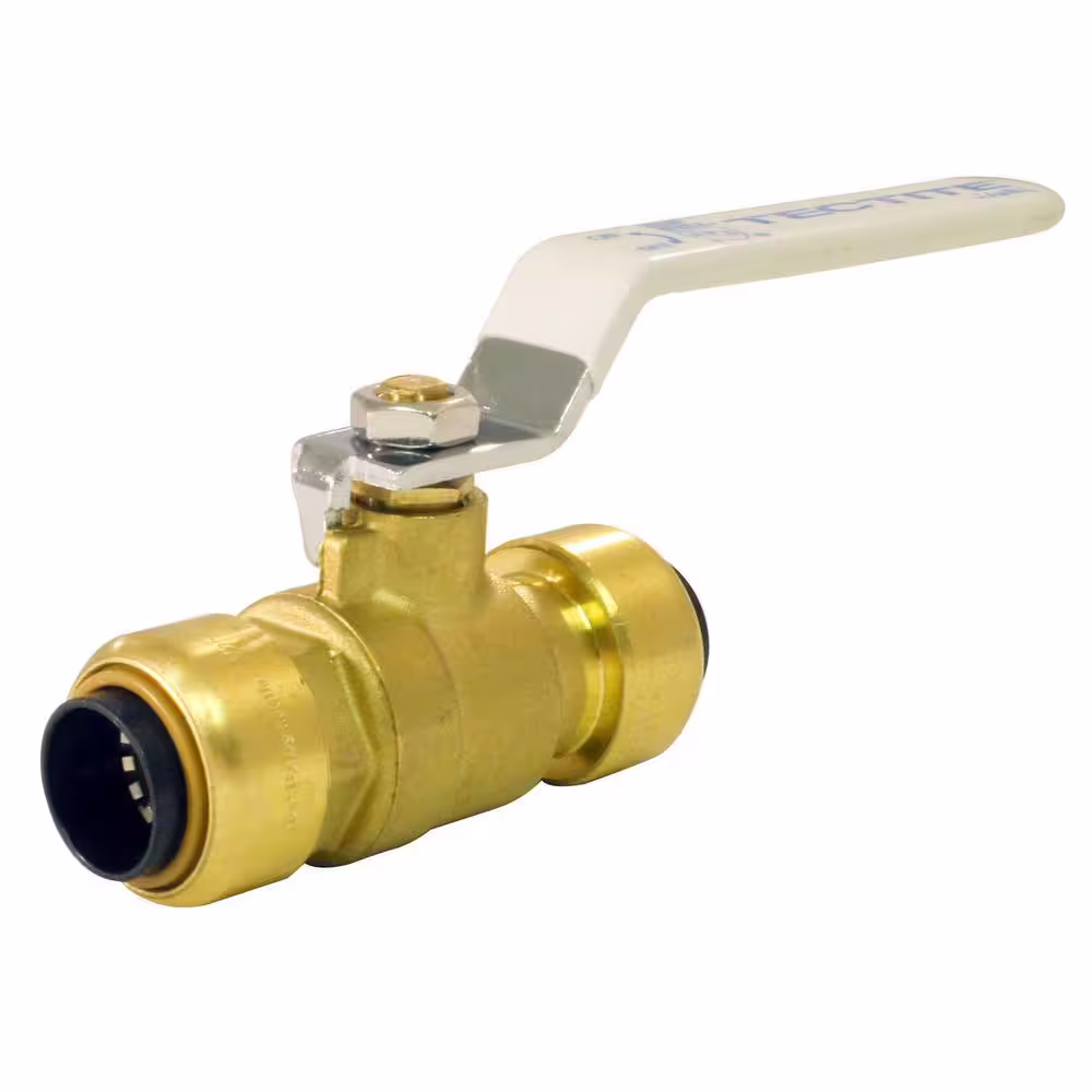 Tectite 1/2 in. Brass Push-to-Connect Ball Valve