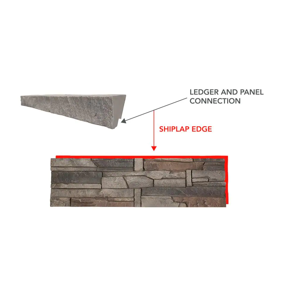 GenStone 11 in. x 2 in. White Faux Stone Siding Caulking