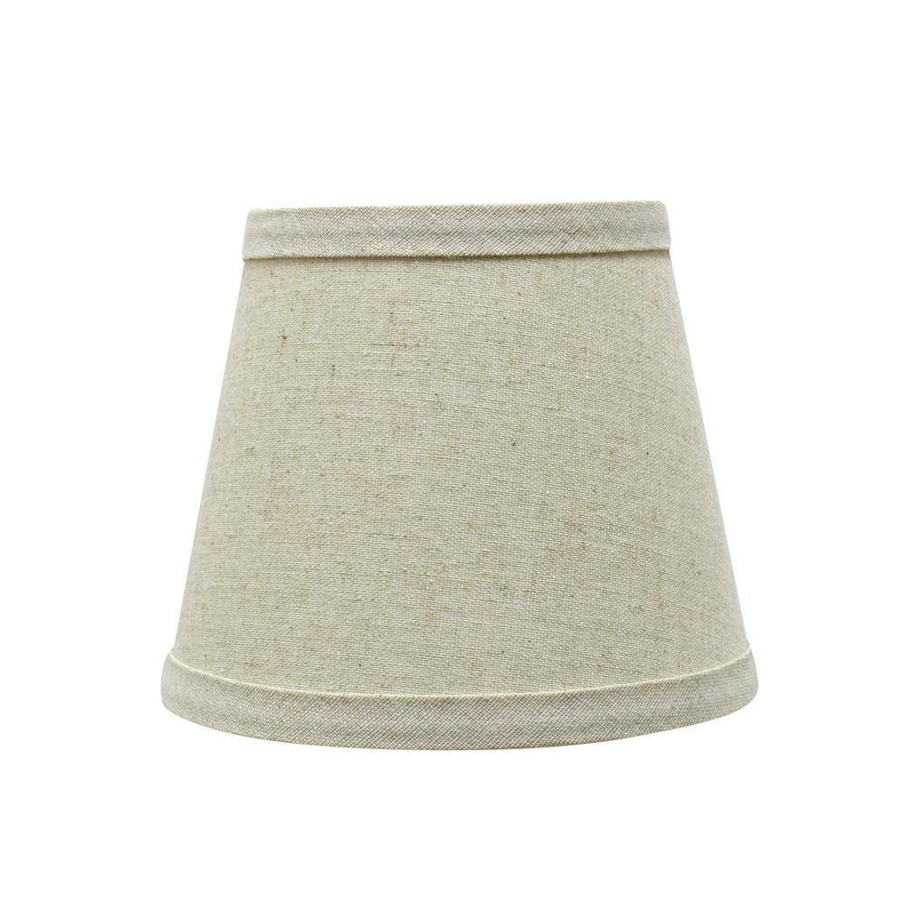 Aspen Creative Corporation 6 in. x 5 in. Light Grey Hardback Empire Lamp Shade (6-Pack)
