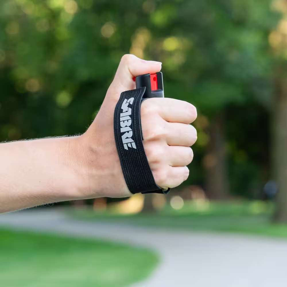 SABRE Police Strength Pepper Spray with Hand Strap
