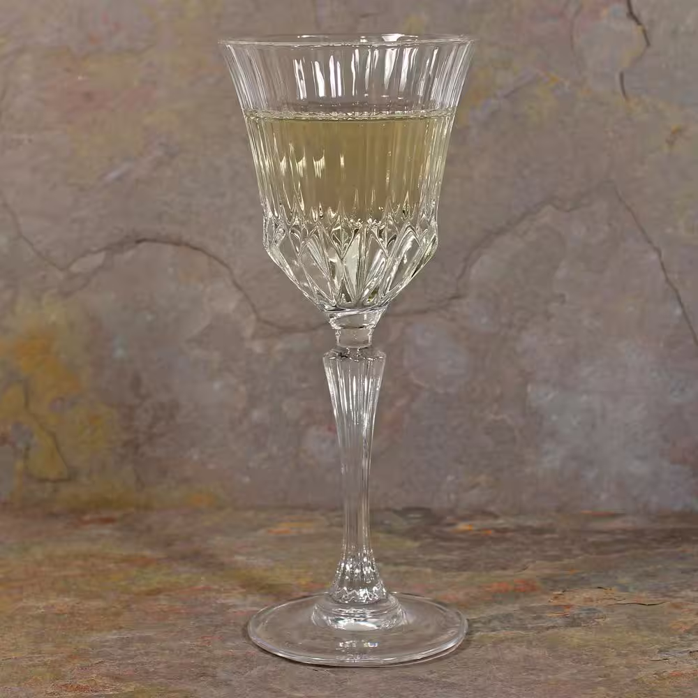 Lorren Home Trends RCR Adagio 6 oz. Crystal Wine Glass (Set of 6)