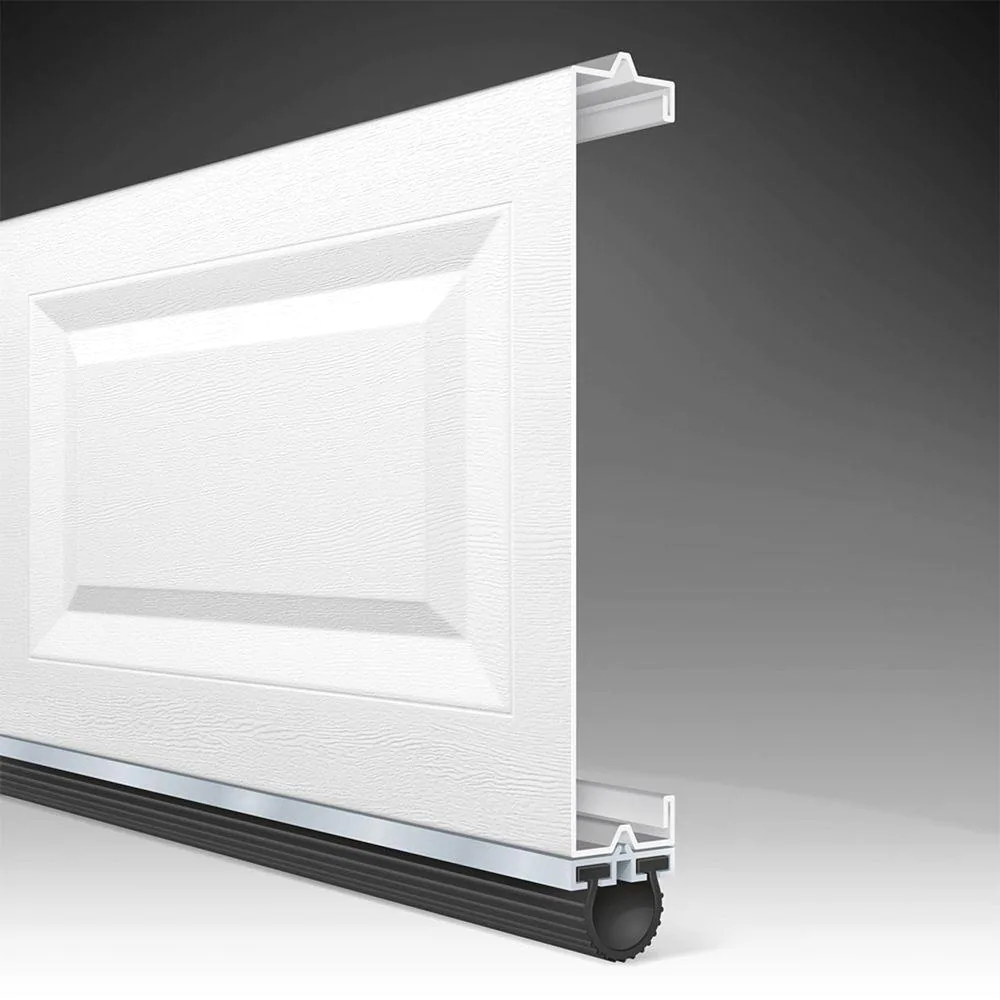 Clopay Classic Collection 16 ft. x 7 ft. Non-Insulated Solid White Garage Door
