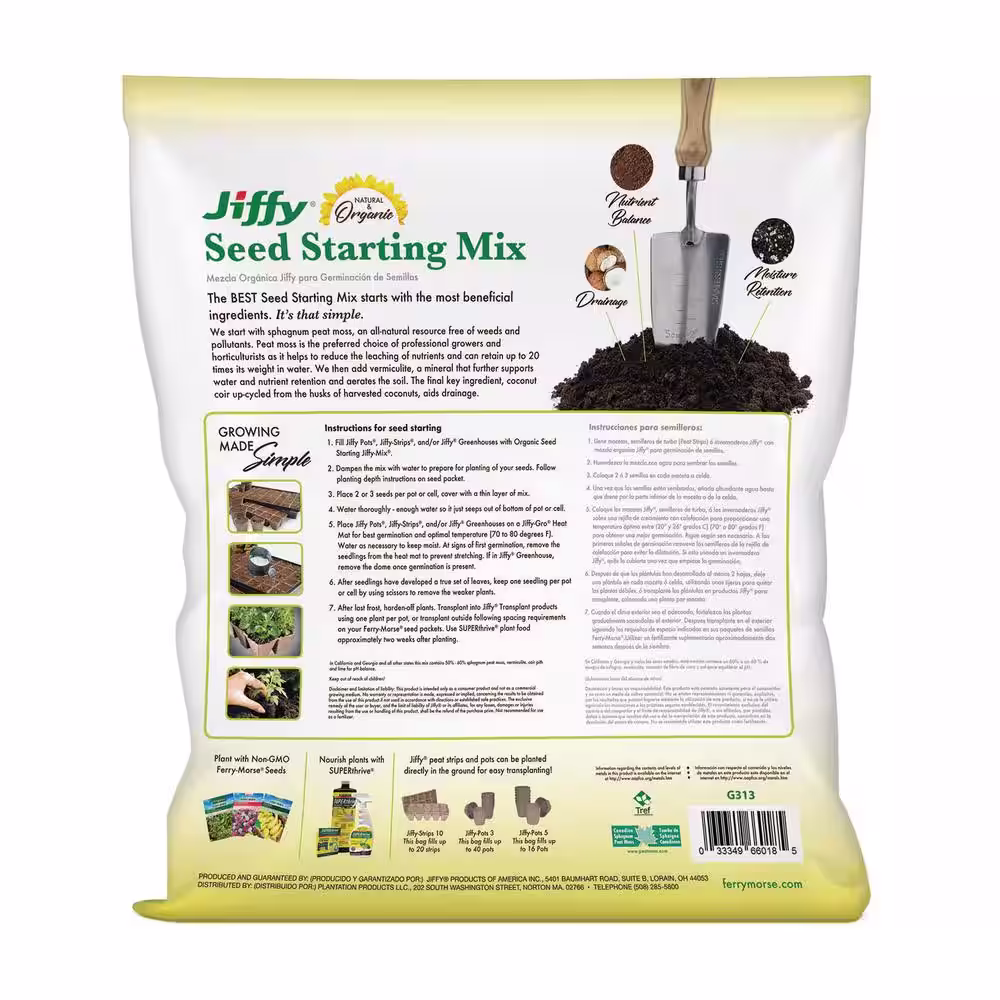 Jiffy 12 Qt. Organic Seed Starting Kit