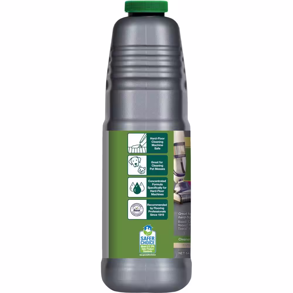 Bona 64 oz. Lemon Mint Scent Hard-Surface Floor Cleaning Machine Formulation