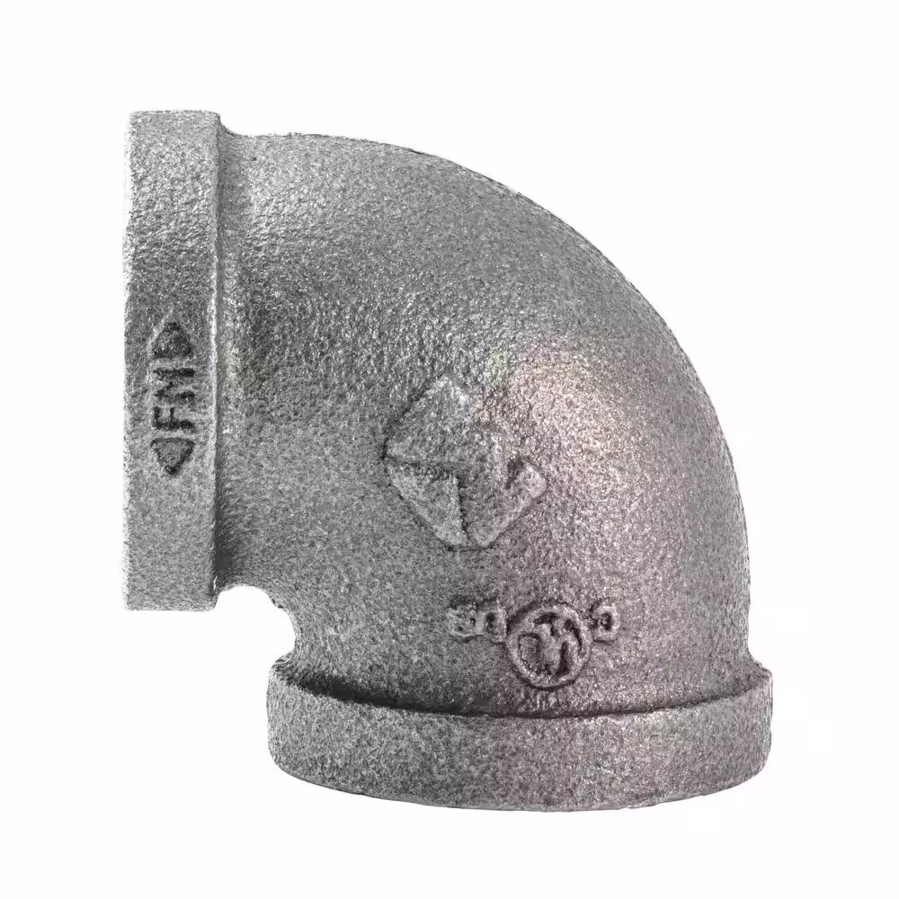 Southland 1 in. Black Malleable Iron 90 Degree FPT x FPT Elbow Fitting
