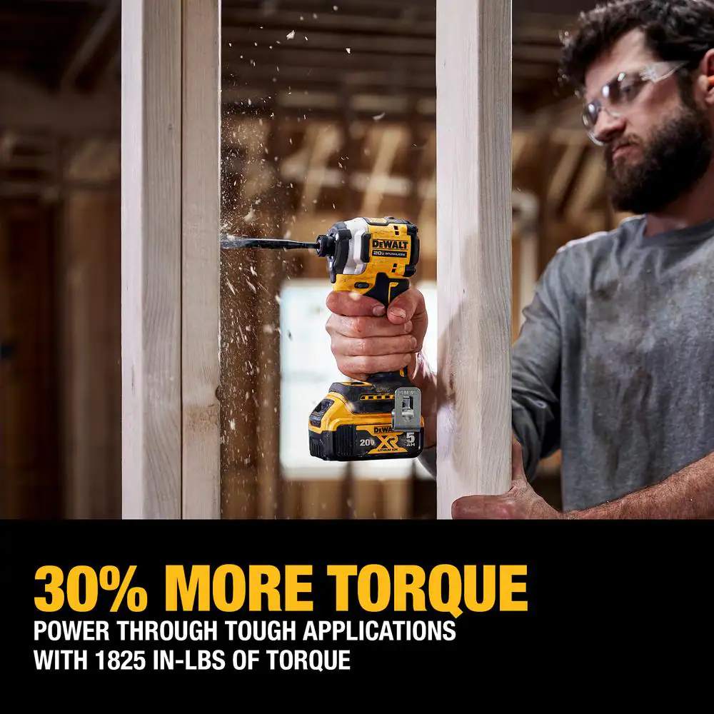 DEWALT ATOMIC 20V MAX Cordless Brushless Compact 1/4 in. Impact Driver (Tool Only)