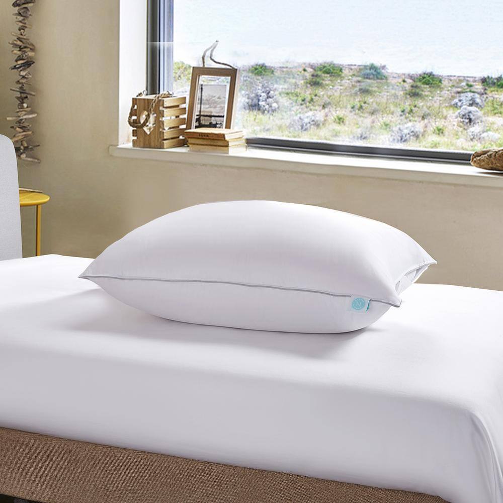 Martha Stewart Living 400 Threadcount Cotton Medium Firm King Down Pillow