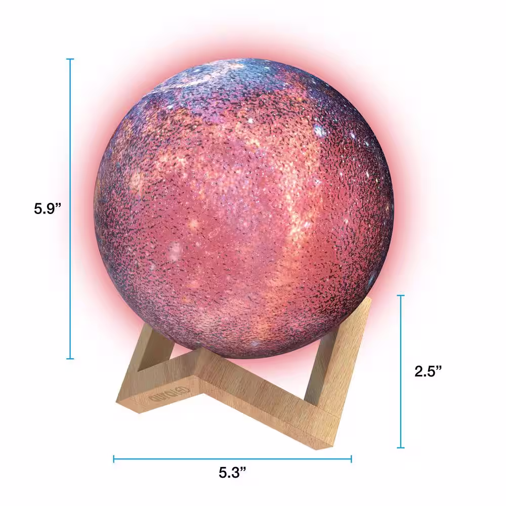 Tzumi 2-Watt Aura LED Moon Night Light White