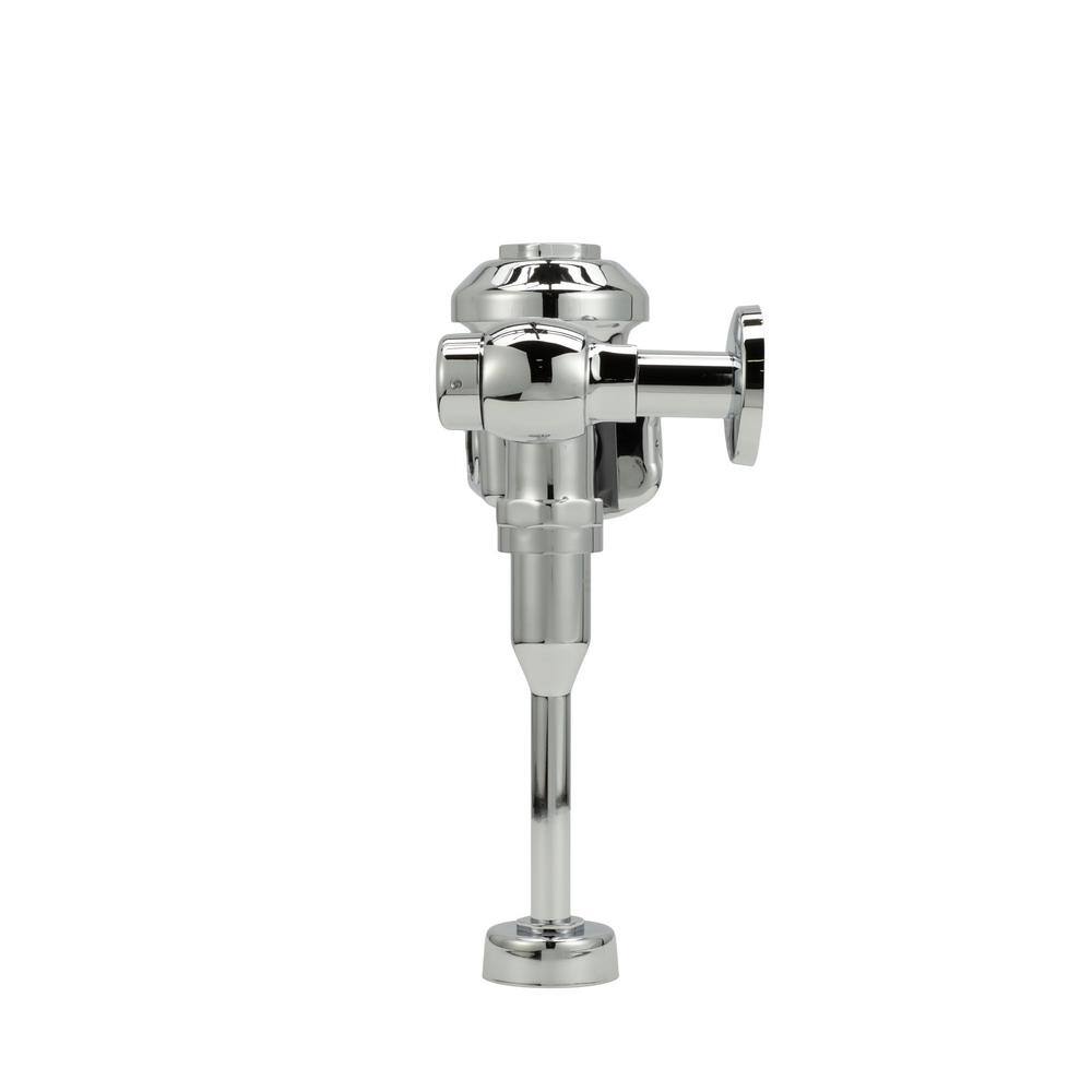 Zurn AquaFlush Plus PL ZER Exposed Sensor Diaphragm Flush Valve with 1.0 GPF and Metal Cover in Chrome