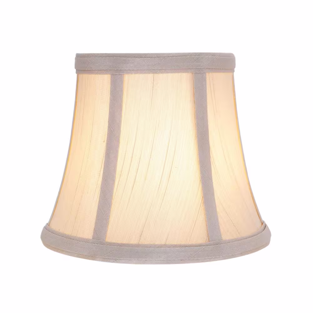 Aspen Creative Corporation 6 in. x 5 in. Ivory Bell Lamp Shade (2-Pack)