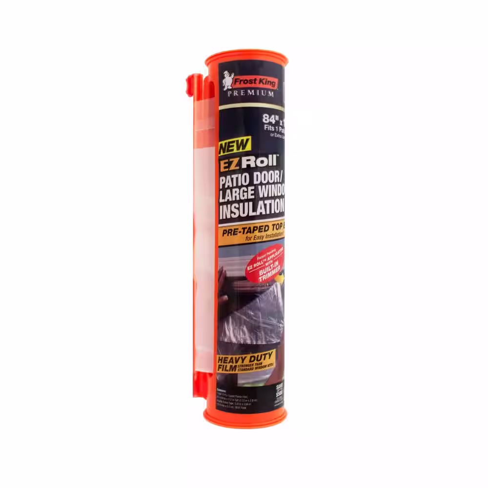 Frost King 84 in. x 112 in. Cylinder EZ Roll Patio Door Shrink Kit