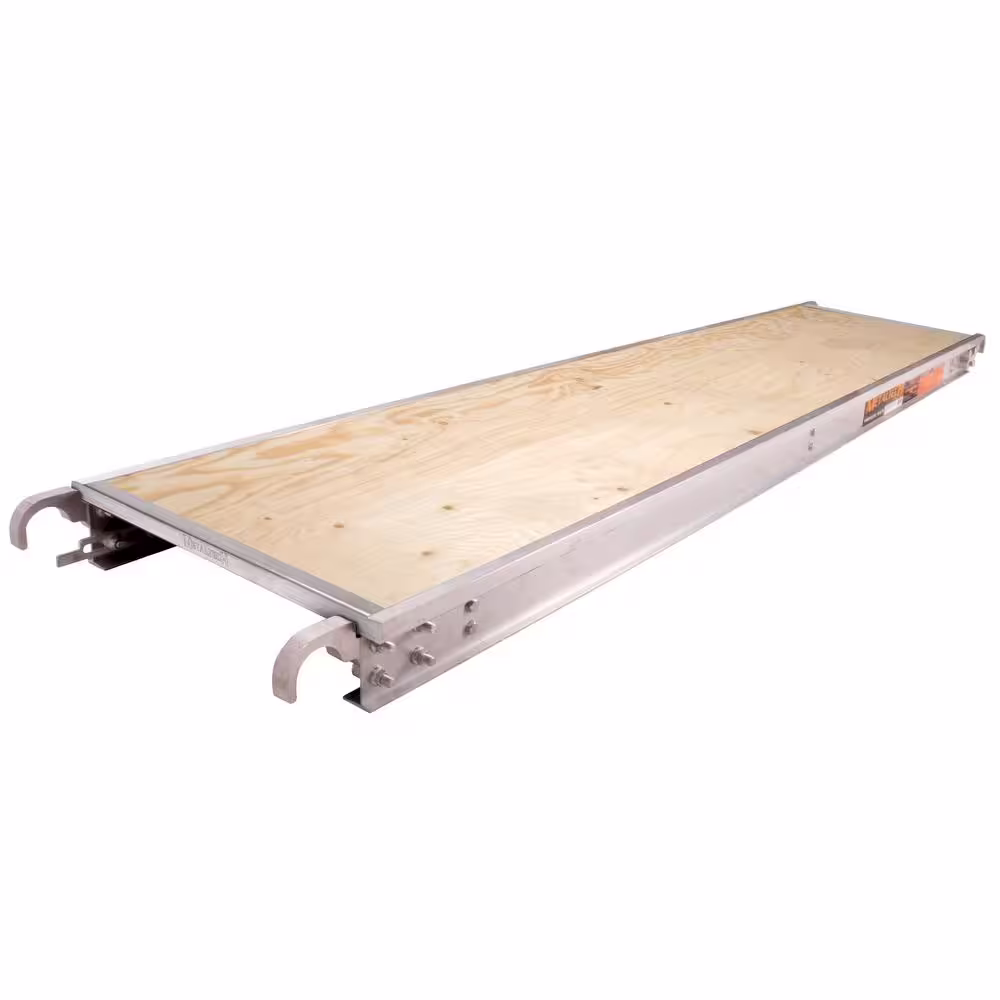 MetalTech 7 ft. x 1.7 ft. Aluminum Platform with Plywood Deck and Reinforced Edge Capping