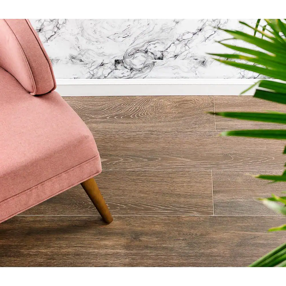 Ivy Hill Tile Helena Cherry 8 in. x 45 in. 10mm Natural Wood Look Porcelain Floor and Wall Tile (5 pieces / 12.26 sq. ft. / box)