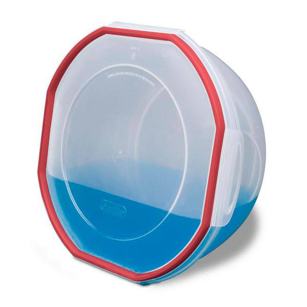 Sterilite Ultra Seal 8.10 qt. Plastic Food Storage Bowl Container, 6-Pack