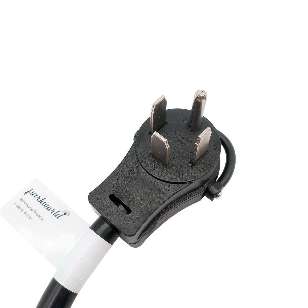 parkworld 8 ft. 6/3 Plus 8/1 4-Wire 55 Amp 125/250-Volt RV/Generator 4-Prong Plug NEMA 14-60P to ROJ Replacement Power Cord