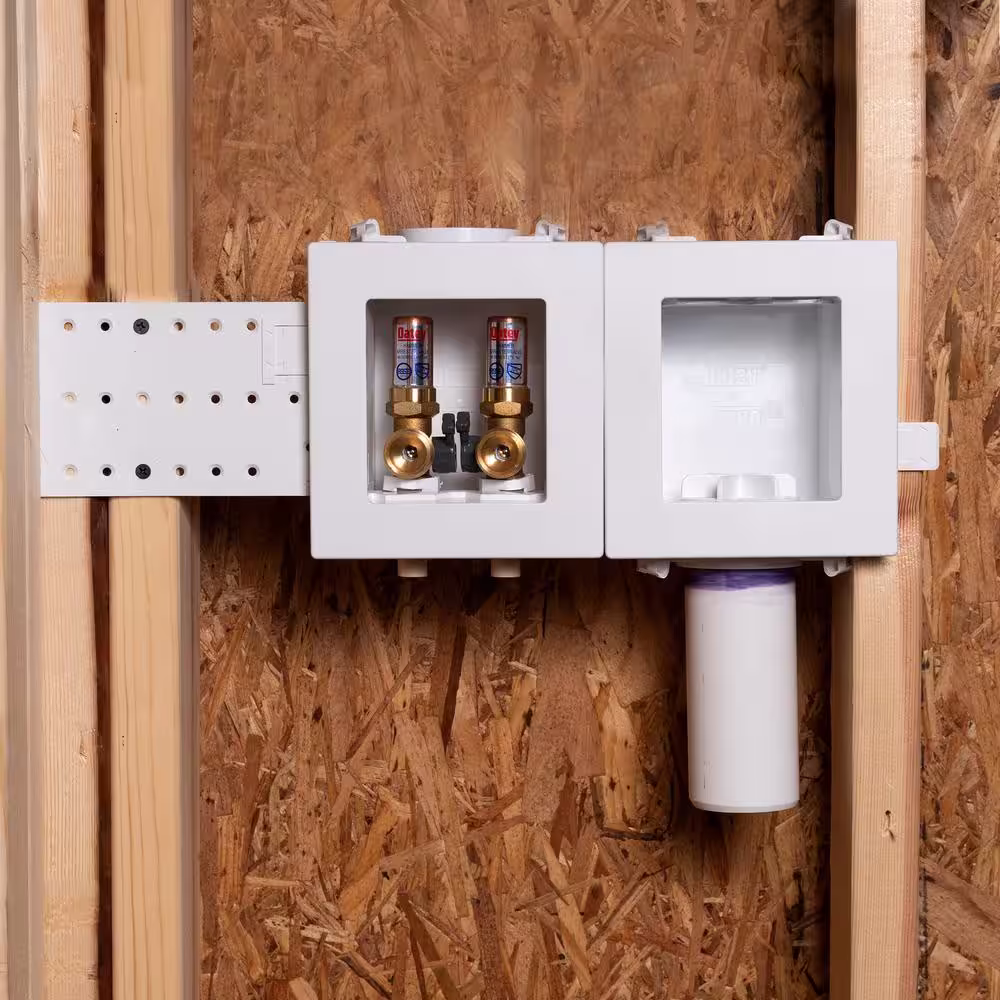 Oatey Moda 1/2 in. CPVC Washing Machine Outlet Box with Water Hammer Arrestor