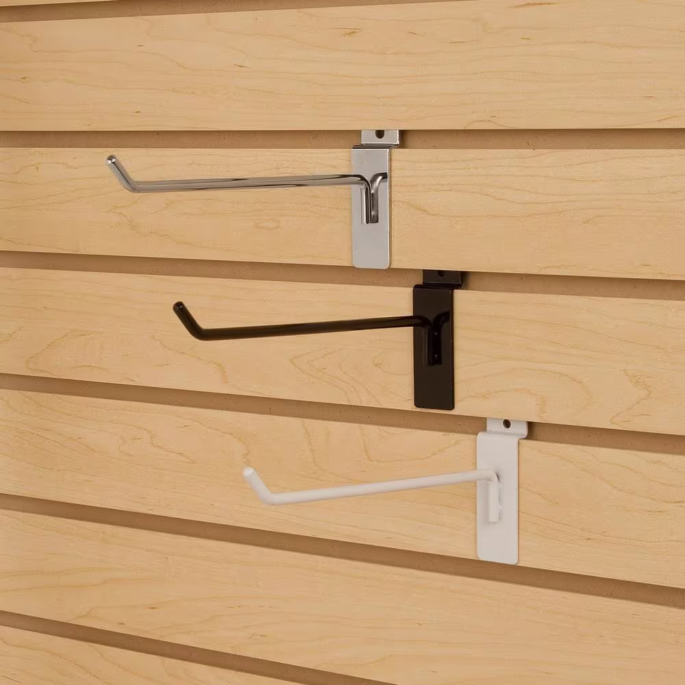 Econoco 4 in. Black Hook for Gridwall (Pack of 96)