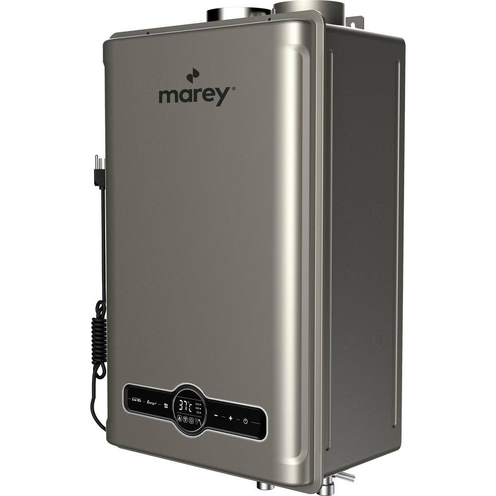 MAREY High Efficiency 8.0 GPM 199,000 BTU's Residential Indoor Liquid Propane Gas Tankless Water Heater