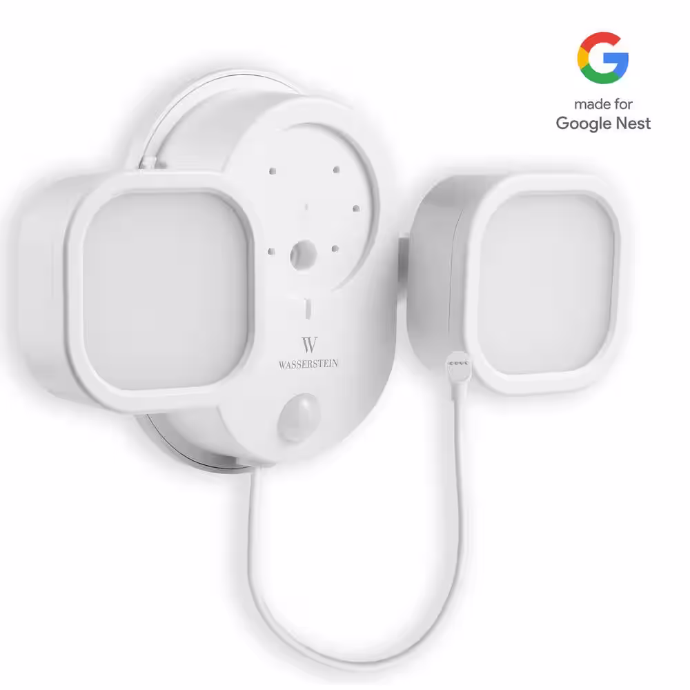 Wasserstein 3-in-1 Floodlight, Charger and Mount For Google Nest Cam (Battery) - Made for Google Nest