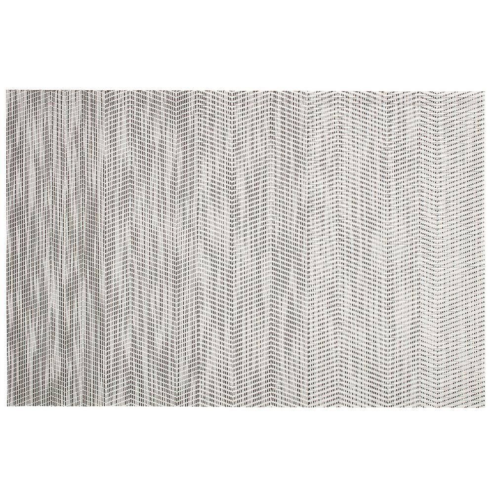 Kraftware EveryTable 18 in. x 12 in. Brown Natural Waves PVC Placemat (Set of 6)