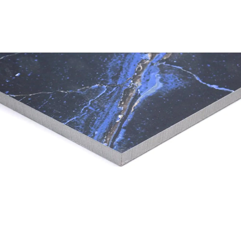 EMSER TILE Parkview Blue 11.81 in. x 23.62 in. Polished Porcelain Field Tile