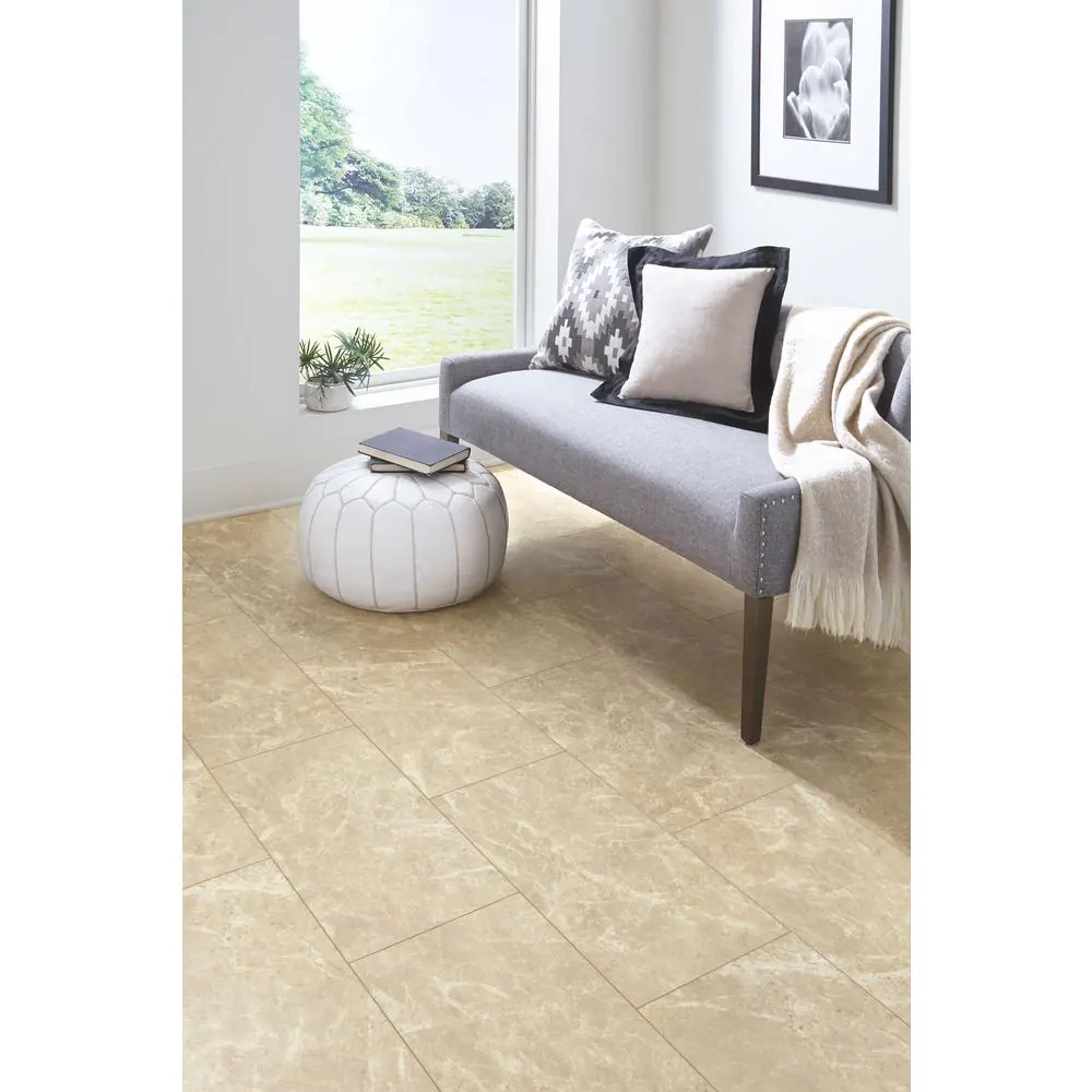 Islander Venice 20 MIL x 12 in. W x 24 in. L Click Lock Waterproof Vinyl Tile Flooring (18 sqft/case)