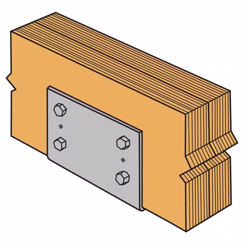 Simpson Strong-Tie CCO 4x Beam Column Cap Only (No Straps)