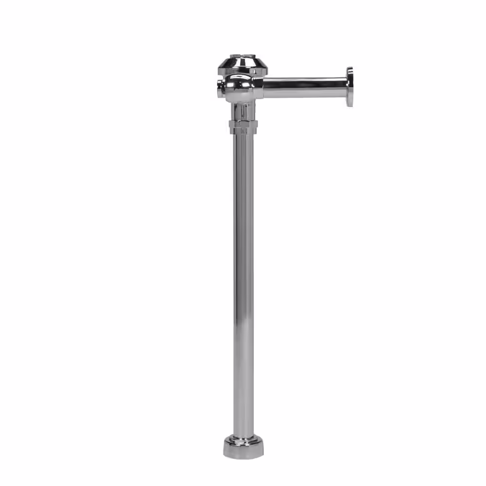Zurn Aquaflush Exposed Manual Diaphragm Flush Valve with 1.6 GPF, Sweat Solder Kit, Cast Wall Flange, and 27 in. Rough-in