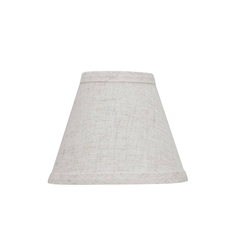 Aspen Creative Corporation 6 in. x 5 in. Flaxen Hardback Empire Lamp Shade (9-Pack)