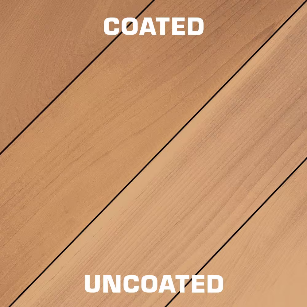 BEHR PREMIUM 5 Gal. Transparent Penetrating Oil-Based Exterior Waterproofing Wood Stain Clear Tint Base