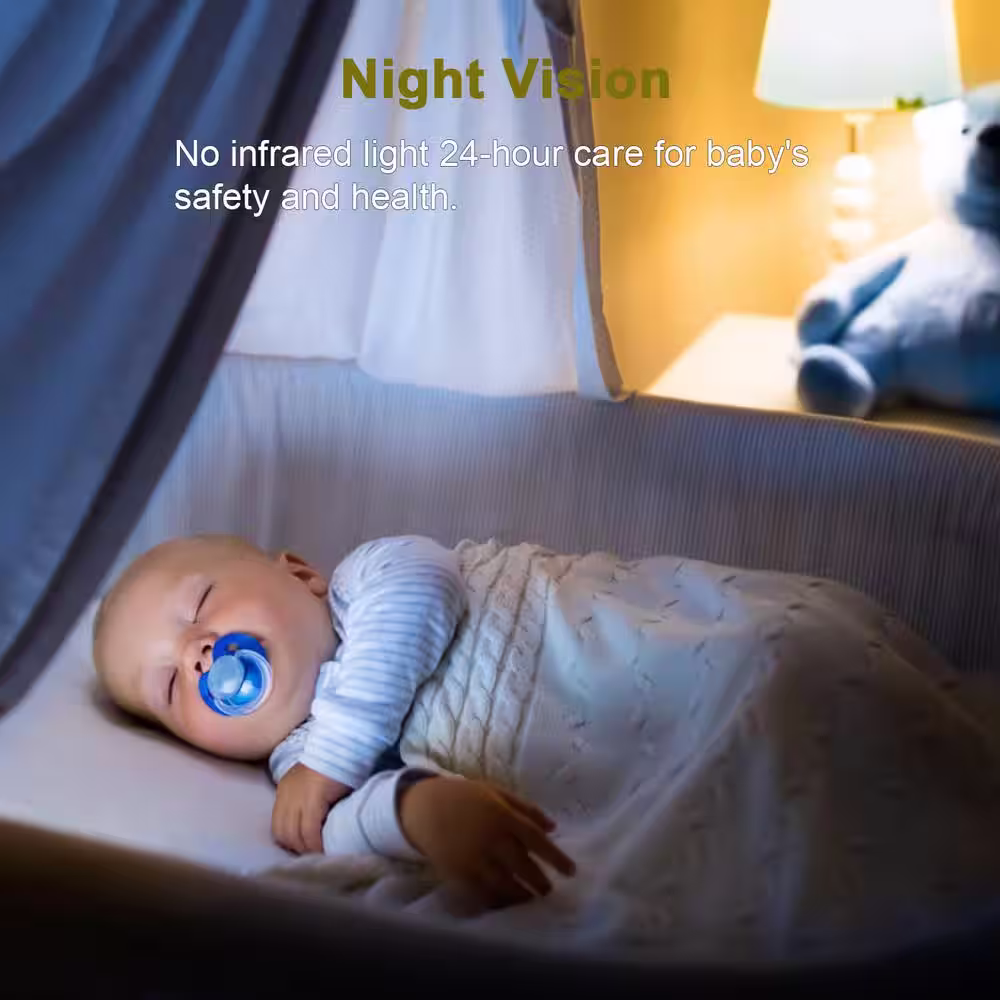Xodo Smart Home Wireless Wi-Fi Security Camera for Dog/Pet/Nanny 1080p HD Baby Monitor Color Night Vision, Sound Detection