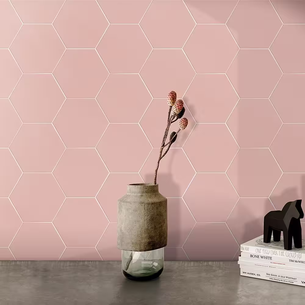Ivy Hill Tile Eclipse Blush 7.79 in. x 8.98 in. Matte Porcelain Floor and Wall Tile (9.03 sq. ft. / Case)