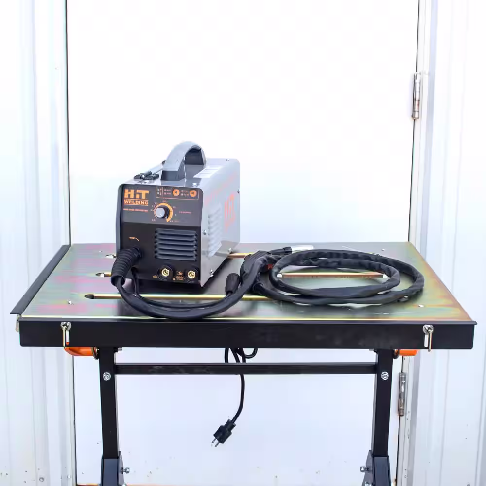 HIT Welding 80 Amp 120-Volt Electric Flux-Cored, MIG, Arc and TIG Multi-Process Welder Kit