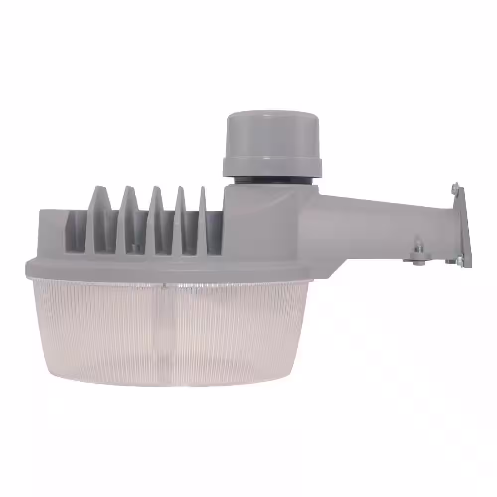 HALO ALS 100-Watt Equivalent Integrated LED Gray Dusk to Dawn Area Light, 4000K