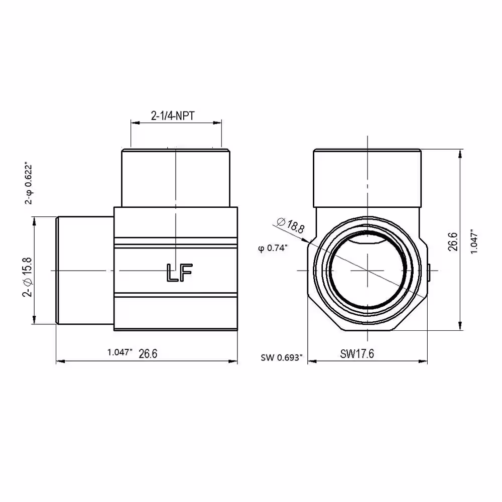 Everbilt 1/4 in. FIP 90-Degree Brass Elbow Fitting