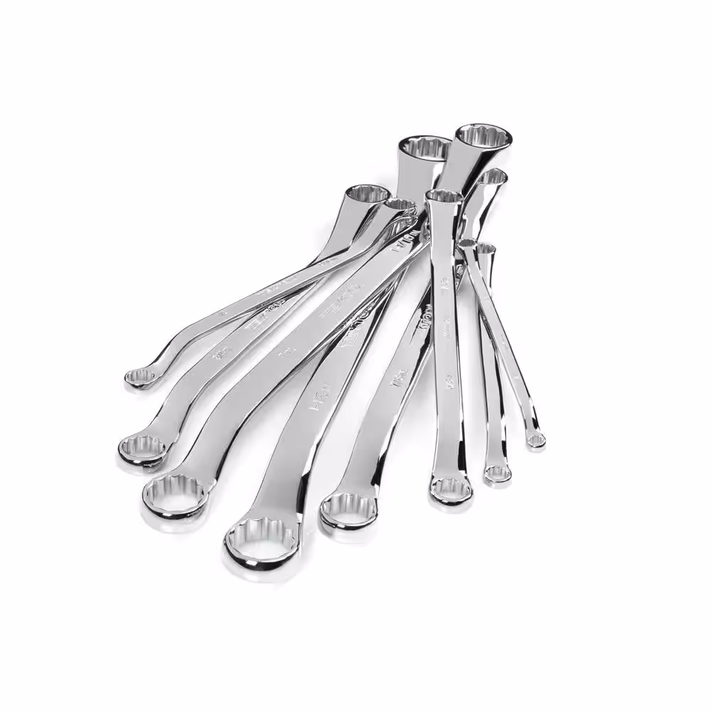 TEKTON 45-Degree Offset Box End Wrench Set, 8-Piece (1/4 - 1-1/4 in.) - Pouch