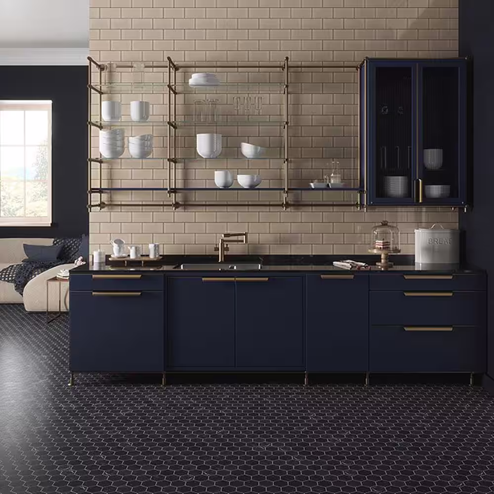 Jeffrey Court Morning Hype Beige 3 in. x 6 in. Subway Gloss Glass Wall Tile (4 sq. ft./Case)