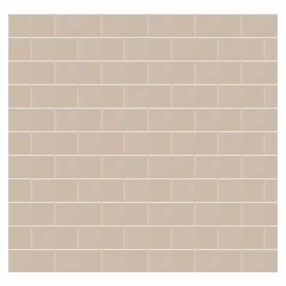 Daltile Rittenhouse Square Urban Putty 3 in. x 6 in. Ceramic Subway Wall Tile (12.5 sq. ft. / case)